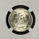 Washington Quarter Silver 1944 D.  Ngc Ms66 Quarters photo 2
