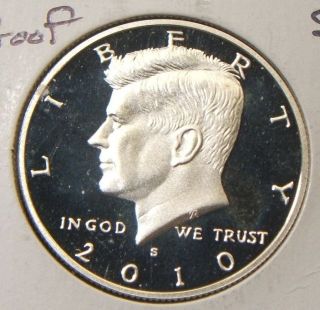 2010 - S Silver Kennedy Half Dollar Proof Coin photo