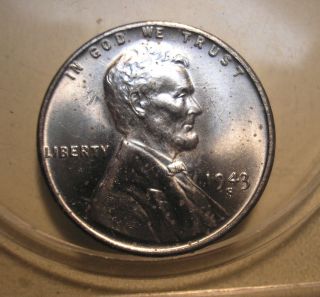 1943 S Lincoln Cent Zinc - Coated (during Wwii) photo