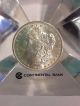 1881 S Morgan Silver Dollar Uncirculated Continental Bank Hoard Dollars photo 4
