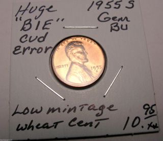 1955 S Lincoln Cent 