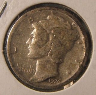 1926 - S Mercury Dime Silver Fine Semi Key Date photo