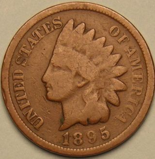 1895 Indian Head Penny,  Ac - 588 photo
