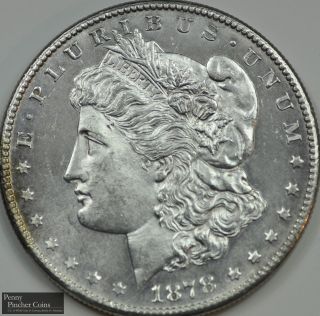 1878 - S Morgan Dollar Unc Great Looking Uncirculated Early - Date Morgan photo