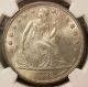 1859 O United States Seated Liberty Silver Dollar - Ngc Graded Ms62 Dollars photo 1