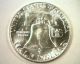 1960 - D Franklin Half Dollar Choice Uncirculated+ Ch Unc.  + Coin Half Dollars photo 1