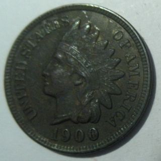 1900 Indian Head Cent Brown - Uncirculated Bid Now photo