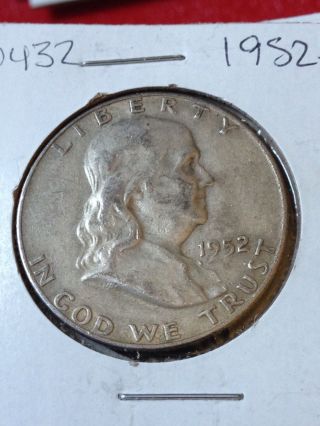 N432 : 1952 - D Silver Franklin Half Dollar Coin :: Numicorp :: Hq photo