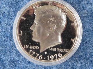 1776 - 1976 - S Kennedy 40% Silver Half Dollar Gem Dcam Proof B7841l photo