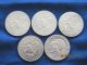 5 Eisenhower Dollars With Different Dates Or Marks 1971 - 1976 53 Dollars photo 2