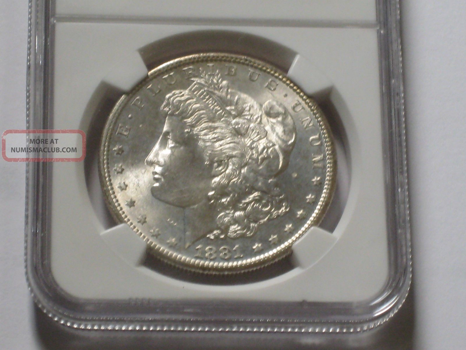 1881 - S Morgan Silver Dollar Ngc Ms66