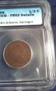 Extremely Rare 1 Of 3 Known To Exist 1806 Half Cent C3 Sm High 6 Stems Icg Half Cents photo 1