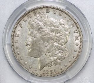 1894 O Morgan Silver Dollar Au 50 Pcgs (0170) photo