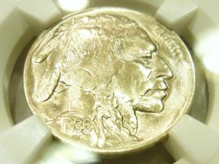 1936 D Buffalo Nickel (ngc Graded) Struck In Stunning Frosty Luster Ms 66 photo