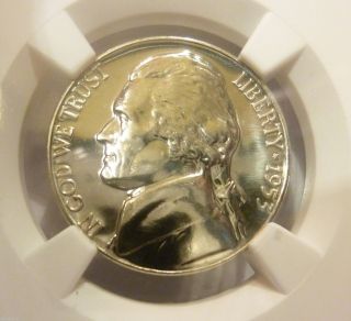 1953 Jefferson Nickel (ngc Graded) Struck In Strong Luster Proof 68 photo