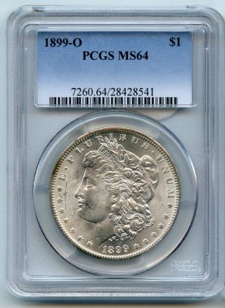 1899 - O Pcgs Ms 64 Morgan Silver Dollar - Orleans - M1s Kn959 photo