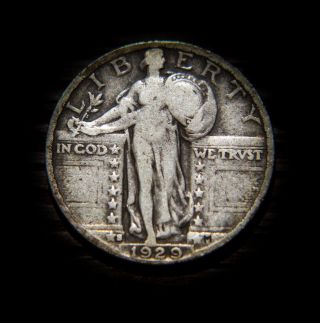 1929 S Standing Liberty Quarter ☆90% Silver☆ Usmint - - - 25s106 photo