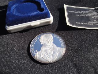 Old Silver John Wolfgang Large Coin Proof Cameo Ufc photo