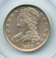 1838 Anacs Au55 Details 50c Half Dollar Capped Bust Cleaned Half Dollars photo 1