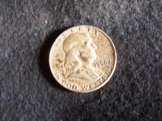 1956 Franklin Silver Half Dollar photo