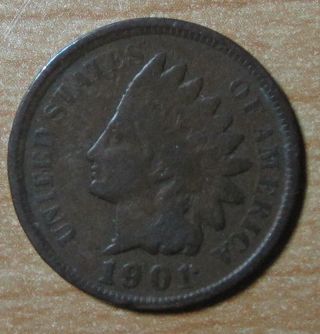 1901 Indian Head Penny 2 photo