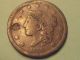 1838 Matron Head Large Cent Penny - Liberty Clear Large Cents photo 2