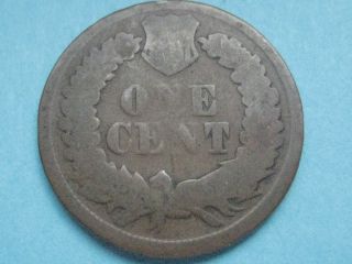 1870 Indian Head Cent Penny - Low Mintage Coin photo