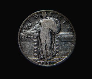 1926 Standing Liberty Quarter ☆90% Silver☆ Usmint - - - 25s105 photo