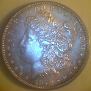 1879 (ch Bu) Morgan Dollar photo