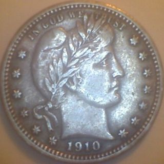 1910 (xf) Barber Quarter photo