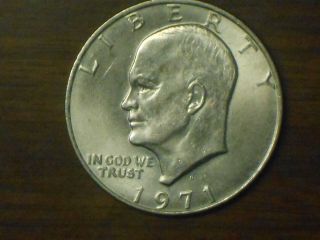 1971 - D Eisenhower Dollar. photo