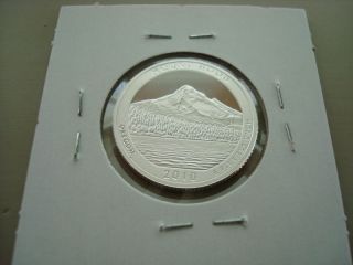 (1) 2010 S 90% Silver Mount Hood Proof Quarter photo