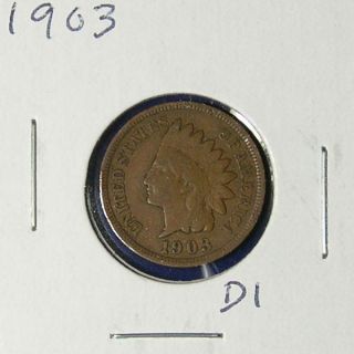 1903 Indian Head Cent - Good Collectible photo