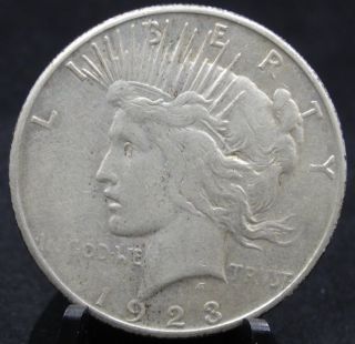 1923 S Silver Peace Dollar photo