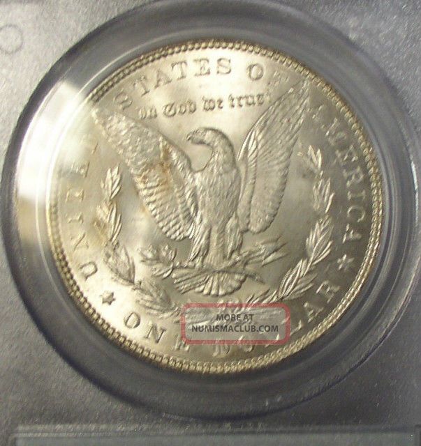 1891p Pcgs Certified Ms63 Morgan Silver Dollar