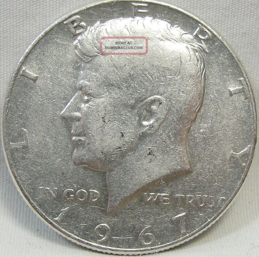 1967 50c Kennedy Half Dollar Silver Jfk Half 291 1967-50c-kennedy-half-dollar-silver-jfk-half-291