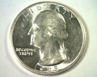1935 Washington Quarter Choice About Uncirculated+ Ch.  Au+ Coin photo