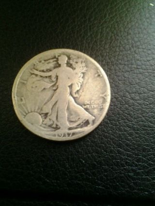 1917 - S Walking Liberty Half Dollar –better Date.  90% Silver - Key Date photo