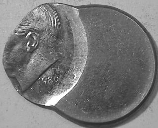 1989d Full Date 55%+ Off Center Bu Lustrous Roosevelt Dime Error O/c Coin 12 photo