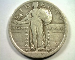 1923 Standing Liberty Quarter Very Good / Fine Vg/f Coin Bobs Coin photo