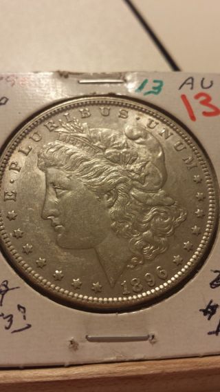 U.  S.  Silver Dollar 1896 Morgan Silver Dollar Philadelphia photo