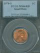 1970 - S Sd Lincoln Cent Pcgs Ms66 Red Very Rare 2nd Finest Small Cents photo 1