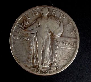 1929 Standing Liberty Quarter ☆90% Silver☆ - - - 25s128 photo