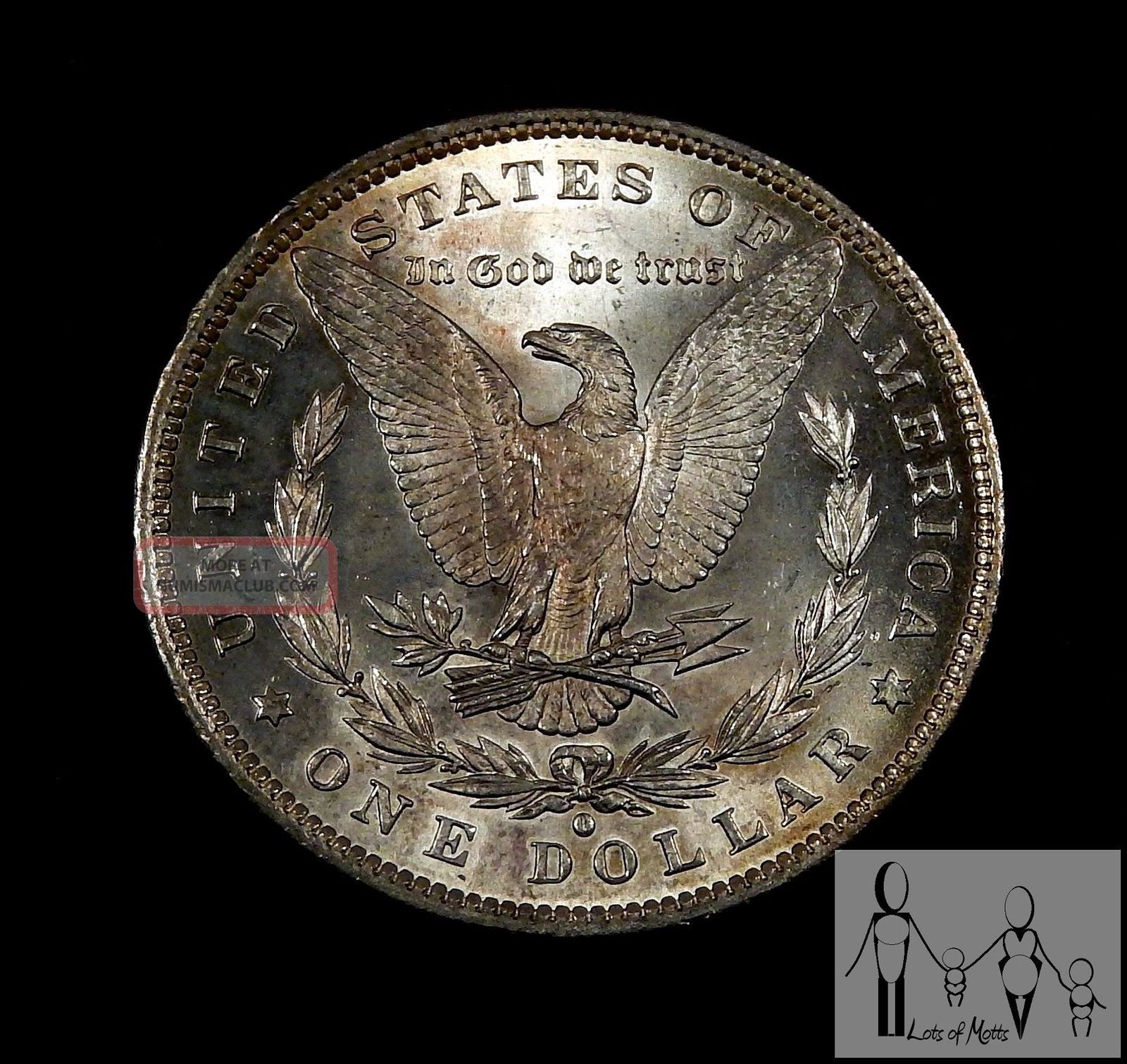1884 O Choice Brilliant Uncirculated Bu Morgan Silver Dollar Unc Us Coin