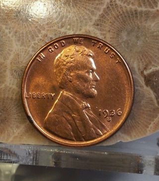 1936 - S 1c Rd Lincoln Cent photo