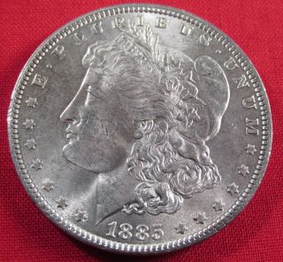 1885 Morgan Silver Dollar Uncirculated (1092) photo