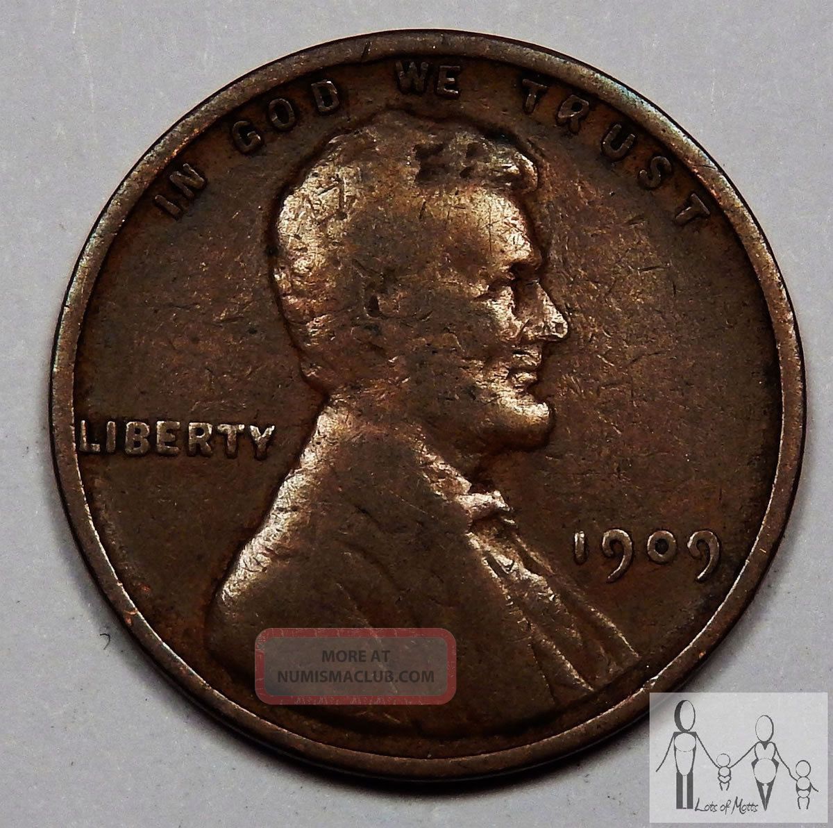 1909 p Vdb Very Good Vg Lincoln Wheat Cent Penny 1c Us Coin 1 1909-p-vdb-very-good-vg-lincoln-wheat-cent-penny-1c-us-coin-1