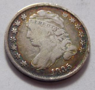 1835 Silver Capped Bust Dime Coin - photo