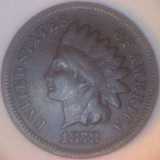 1878 (f) Indian Head Cent photo