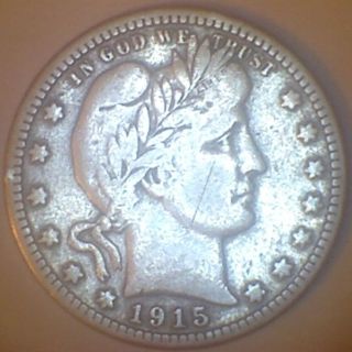 1915 - S (f) Barber Quarter photo